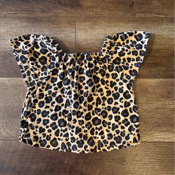 Rachel Zoe Animal Print Button-Up Top - Picture 4 of 4